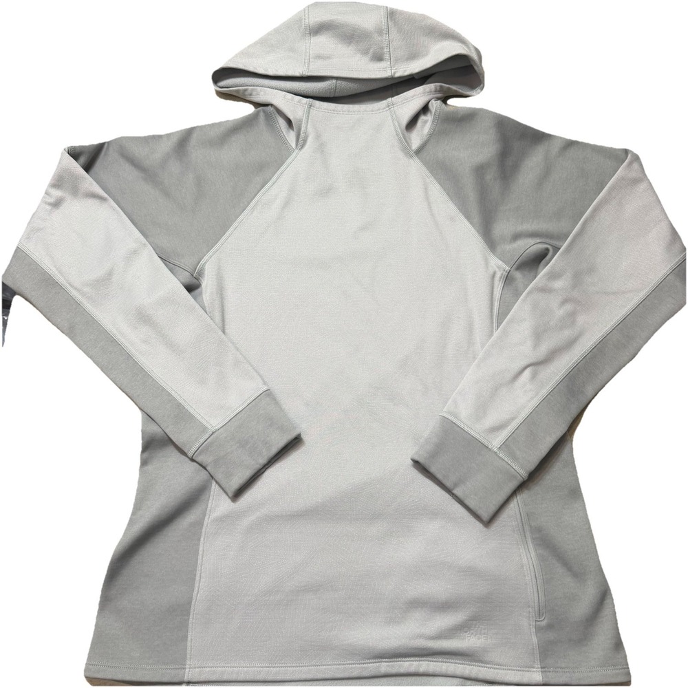 The North Face Womens FlashDry Pullover Hoodie Gray Lightweight Large